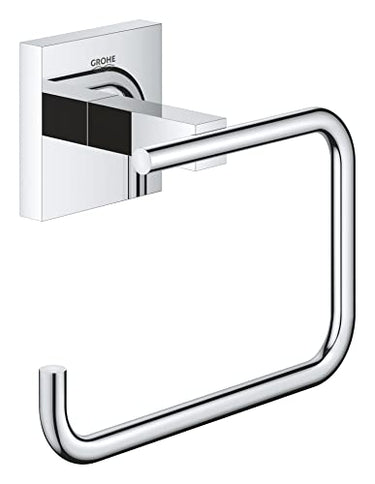 GROHE Start Cube - Papierhalter (ohne Deckel, verdeckte Befestigung, Material:Metall), chrom, 40978000, 13.8x6x11.1 cm im Sale